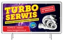 Pevný reklamný banner 3x1m Turbo Serwis Advertising