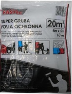 Ochranná fólia, transparentná, bez zápachu, extra pevná, 20m2/ 60My