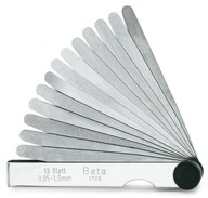 FEELER GAUGE 1708/20 20 ČEPEĽOV 0,05 - 1 mm BETA FEELER GAUGE 1708/20 20 ČEPEĽOV 0,05 - 1 mm BETA