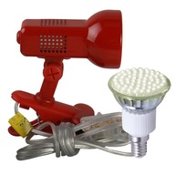 Lampa na školský stôl s klipom E14 + LED žiarovka Lampa na školský stôl s klipom E14 + LED žiarovka