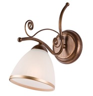 1 x E27 RETRO KOVOVÁ NÁSTENNÁ LAMPA, HNEDÁ MED 1 x E27 RETRO KOVOVÁ NÁSTENNÁ LAMPA, HNEDÁ MED
