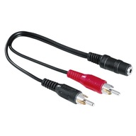 Jack 3,5 STEREO GN - 2xCinch WT / HAMA Jack 3,5 STEREO GN - 2xCinch WT / HAMA