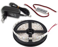 SET LED pásik 3528 SMD 4m STMIEVAČ NAPÁJ