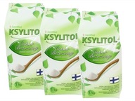 Xylitol 3kg fínsky 100% brezový cukor, xylitol