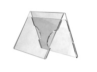 Popis stojan L A4 x 2 STRECHA, Plexi stojan Popis stojan L A4 x 2 STRECHA, Plexi stojan