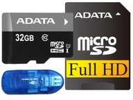 ADATA MICRO SD 32GB CLASS 10 UHS-1 karta + ČÍTAČKA ADATA MICRO SD 32GB CLASS 10 UHS-1 karta + ČÍTAČKA