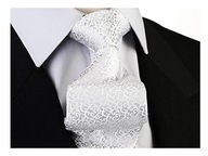 Svadobná kravata z MIKROVLÁKNA IVORY WHITE g161 Svadobná kravata z MIKROVLÁKNA IVORY WHITE g161