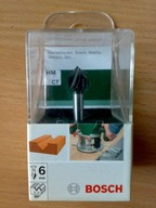BOSCH V-drážková fréza, dvojbřitá, na drevo, 6 mm BOSCH V-drážková fréza, dvojbřitá, na drevo, 6 mm