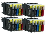 20x ATRAMENTY PRE BROTHER LC1100 LC980 DCP 195C 375 365 20x ATRAMENTY PRE BROTHER LC1100 LC980 DCP 195C 375 365