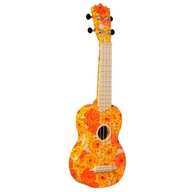Krásne zdobené sopránové ukulele + doplnky!!!