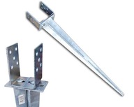 STĹPOVÁ ZÁKLADŇA POHNANÁ V KOTVOM DRŽÁKU 0-160x700mm STĹPOVÁ ZÁKLADŇA POHNANÁ V KOTVOM DRŽÁKU 0-160x700mm