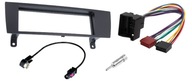 Rám montážnej sady pre rádio + ISO adaptér BMW 1 E81 E87 3 E90 E91 E2 X1 Rám montážnej sady pre rádio + ISO adaptér BMW 1 E81 E87 3 E90 E91 E2 X1