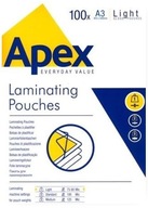 APEX 80mic A3 laminovacie fólie na 100 tričiek