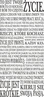 Nápis na nálepke na stenu Toto je tvoj život... 29 Nápis na nálepke na stenu Toto je tvoj život... 29
