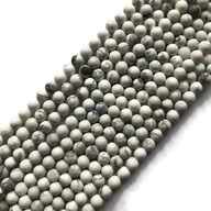 518- Matné Howlitové guličkové lano 4 mm 518- Matné Howlitové guličkové lano 4 mm
