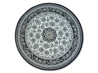 PLOCHÝ KOBEREC, JUTA, kruh 120 cm, ROZETA #B590 PLOCHÝ KOBEREC, JUTA, kruh 120 cm, ROZETA #B590