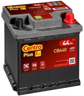 BATÉRIA CENTRA PLUS 44 AH, 400 A, CB 440 BATÉRIA CENTRA PLUS 44 AH, 400 A, CB 440
