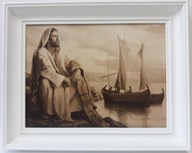 OBRAZ JEŽIŠA V BIELOM RÁME 40X50 MILOSRDENSTVO OBRAZ JEŽIŠA V BIELOM RÁME 40X50 MILOSRDENSTVO