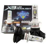 X3 LED žiarovky ZES LUXEON H7 12000lm DEN/NOC GW X3 LED žiarovky ZES LUXEON H7 12000lm DEN/NOC GW