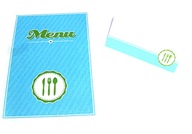 Súprava svadobného menu 864984 Modrá Súprava svadobného menu 864984 Modrá