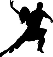 Dekoračná nálepka DANCE tanečnice na stenu do detskej izby 50 cm Dekoračná nálepka DANCE tanečnice na stenu do detskej izby 50 cm