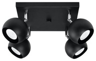4-BODOVÁ Stropná lampa PLAFON OCULARE BLACK