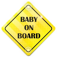 AUTO REFLEKTOR BABY ON BOARD PRÍSAVKA AUTO REFLEKTOR BABY ON BOARD PRÍSAVKA