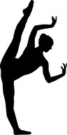 Dekorácia samolepka DANCE balerína na stenu pre deti, 50 cm Dekorácia samolepka DANCE balerína na stenu pre deti, 50 cm
