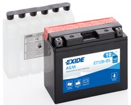 Motobatéria Exide ET12B-BS, YT12B-BS Motobatéria Exide ET12B-BS, YT12B-BS