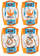 4x CHRÁNIČE KOLENÁ LAKTE SKÚTER STAR WARS 4x CHRÁNIČE KOLENÁ LAKTE SKÚTER STAR WARS