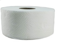 Toaletný papier Jumbo biely celulózový, NAJLACNEJŠÍ