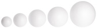 Polystyrénové guličky - čačky, mix veľkostí Decoupage 10KS 15-12-10-8cm