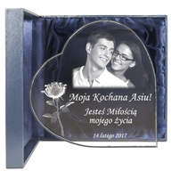 Valentínsky darček pre ňu GRAVÍROVANIE do skla Rose 3D Valentínsky darček pre ňu GRAVÍROVANIE do skla Rose 3D