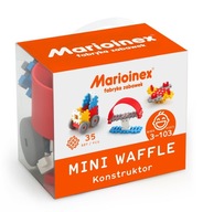 Vývojové VZDELÁVACIE BLOKY pre batoľatá Waffle Mini 35 kusov SUPER Vývojové VZDELÁVACIE BLOKY pre batoľatá Waffle Mini 35 kusov SUPER
