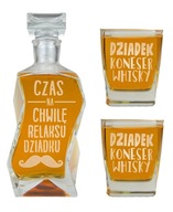 SADA KARAFY + 2 POHÁRE PRE DEDKA DARČEK SADA KARAFY + 2 POHÁRE PRE DEDKA DARČEK