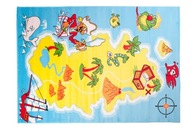 CARPET FUN KIDS 240x330 KIDS Ostrov pirátov poklad CARPET FUN KIDS 240x330 KIDS Ostrov pirátov poklad