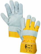 Kožené stavebné rukavice CXS DINGO 11 XXL