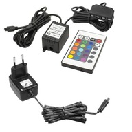 RGB LED set_6W zdroj + RGB IR PILOT ovládač RGB LED set_6W zdroj + RGB IR PILOT ovládač