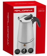 LUNGO KÁVA 4 ŠÁLKY ESPRESSO INOX INDUKČNÉ