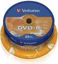 VERBATIM DVD-R 4,7GB x16 Cake 25 diskov Spoľahlivý