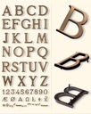 Písmená a číslice ROMANO veľkosť 3cm CAGGIATI