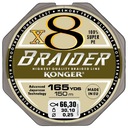 Konger Braided Line Braider x8 Olive Green 0,16 / 10m