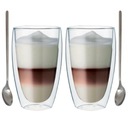 Termopoháre na kávu Latte, 2 ks + lyžičky