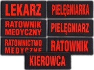 Znak FLUO na suchý zips 13 x 5 cm DOKTOR DOKTOR Znak FLUO na suchý zips 13 x 5 cm DOKTOR DOKTOR