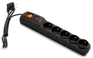 ACAR F5 power strip 5-zásuvkový predlžovací kábel 5m ACAR F5 power strip 5-zásuvkový predlžovací kábel 5m