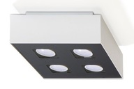 STROPNÉ SVIETIDLO PLAFON 550-4 MONO 24CM BIELA STROPNÉ SVIETIDLO PLAFON 550-4 MONO 24CM BIELA