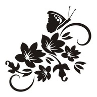 Nálepka na stenu - Butterfly fantasy 32 Nálepka na stenu - Butterfly fantasy 32
