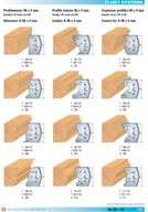 Profilové nože 50x4mm pre univerzálnu hlavu NOVINKA Profilové nože 50x4mm pre univerzálnu hlavu NOVINKA