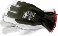 ZATEPLENÉ pracovné rukavice z kozej kože, veľkosť 8 - M