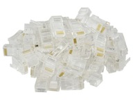NEKU 8P8C zástrčky, RJ45 UTP cat6 koncovky, drôt, 100 ks